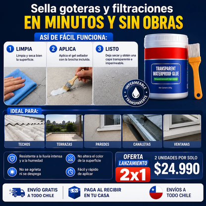 AquaBlock™– Impermeabilizante Transparente Antigoteras