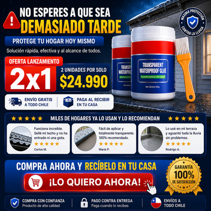 AquaBlock™– Impermeabilizante Transparente Antigoteras